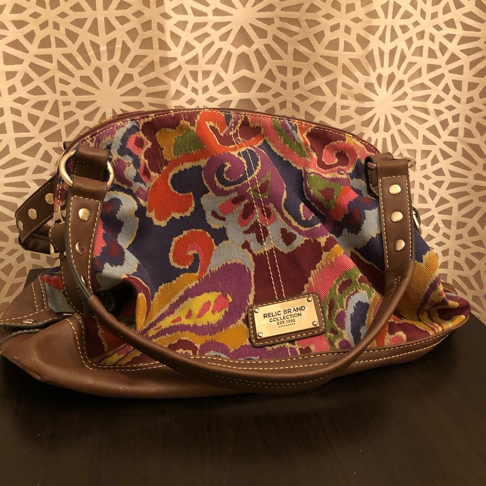 Relic Brand Colorful Print Shoulder Strap Purse - Picture 3 of 10